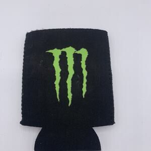 One Monster Energy Koozie Cold Coozie Insulator Black Logo On Front And Back
